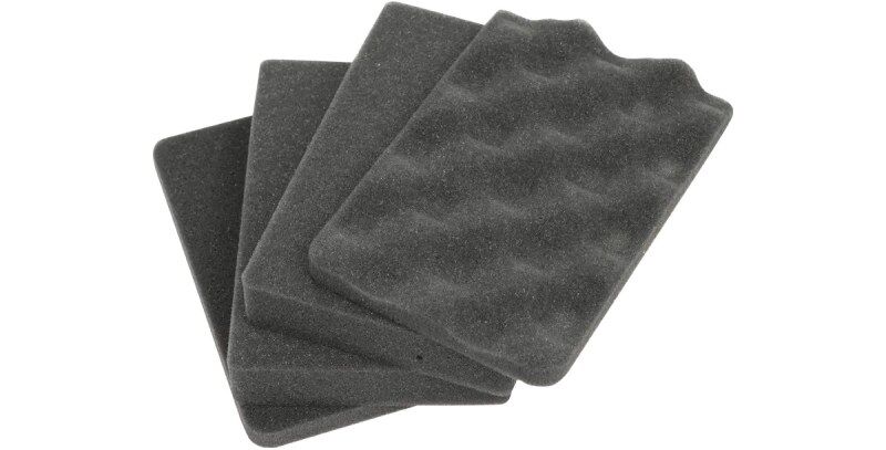 2 St. Rasterschaumstoff 142 X 33 X 4 Cm – Grauer Würfelschaum, 40 Mm Hoch, Von Adam Hall