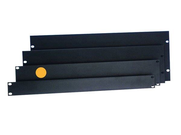 Rack-Blende 19" 2HE Stahl flach