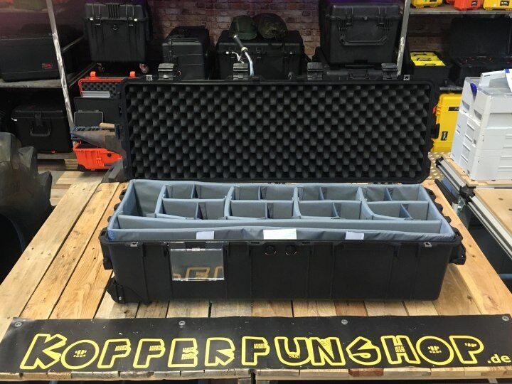 Filmcrew braucht Kofferunterteilung - SKB Trennwand-Set für Peli Case 1740 