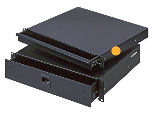 Rack-Schublade 19" 1HE Stahl