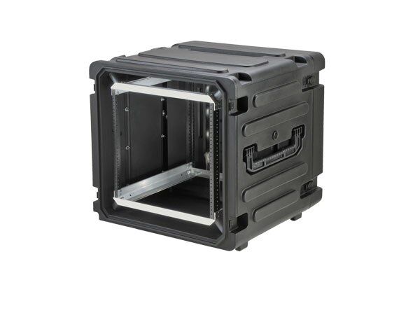 SKB Roto Shockmount Rack 19" 12U 20" profundidad de instalación con carro