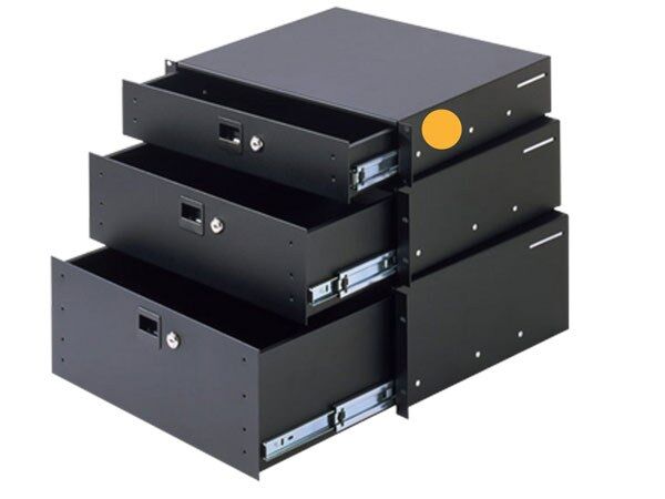 Cassetto rack 19" 2U in alluminio